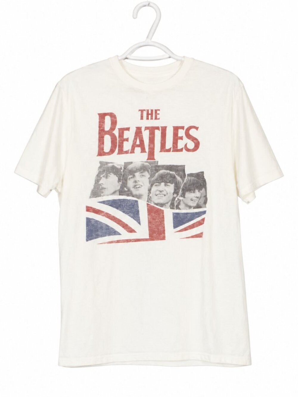 JUNK FOOD Y2K Grunge 70s Inspired The Beatles Graphic Band Tee Size M
